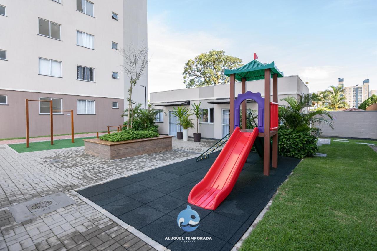 Apartamentos Completos A 15Min Beto Carreiro Com Wi-Fi Churrasqueira Em Condominio Com Piscina Portaria 24H Ideal Para Familia Piçarras Extérieur photo