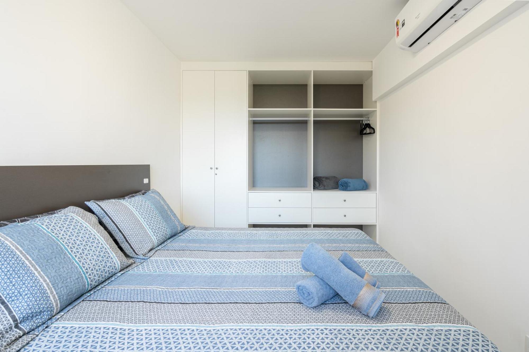Apartamentos Completos A 15Min Beto Carreiro Com Wi-Fi Churrasqueira Em Condominio Com Piscina Portaria 24H Ideal Para Familia Piçarras Chambre photo