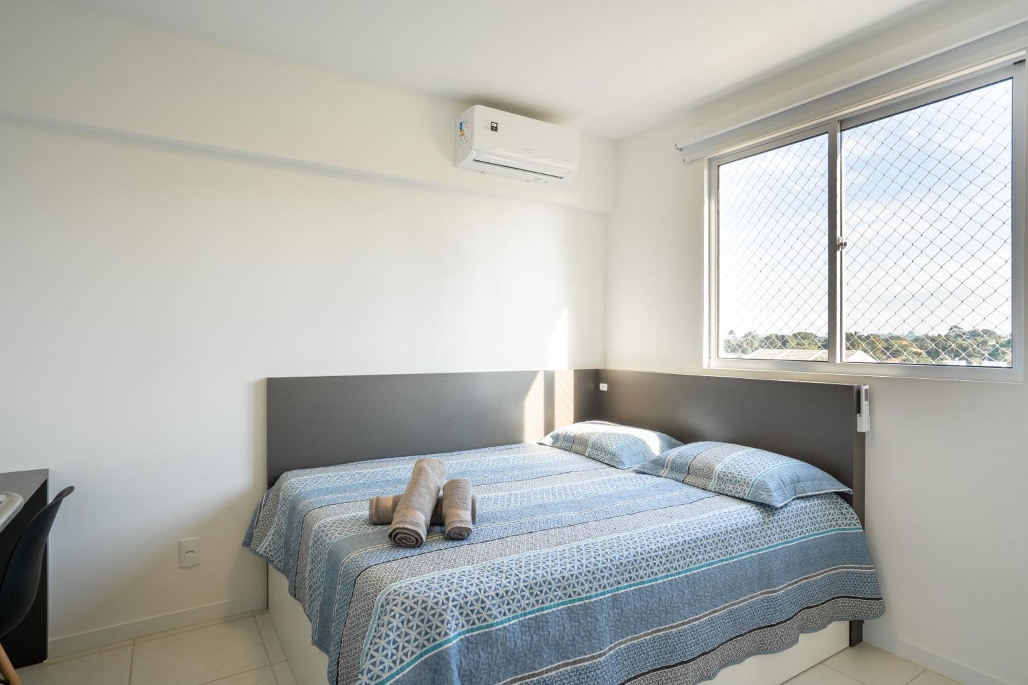 Apartamentos Completos A 15Min Beto Carreiro Com Wi-Fi Churrasqueira Em Condominio Com Piscina Portaria 24H Ideal Para Familia Piçarras Chambre photo